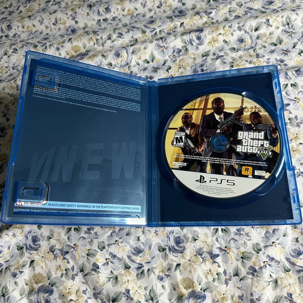 Grand Theft Auto V for PS5 - Blue Case